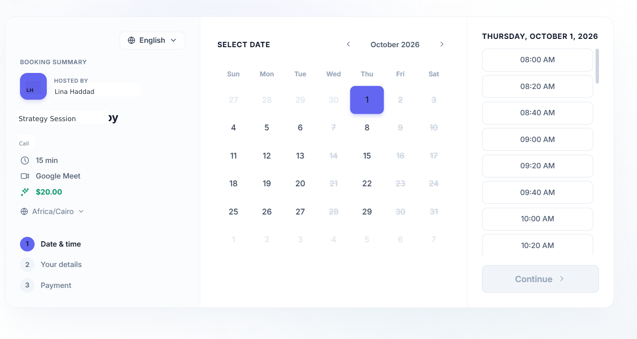 Midan product interface