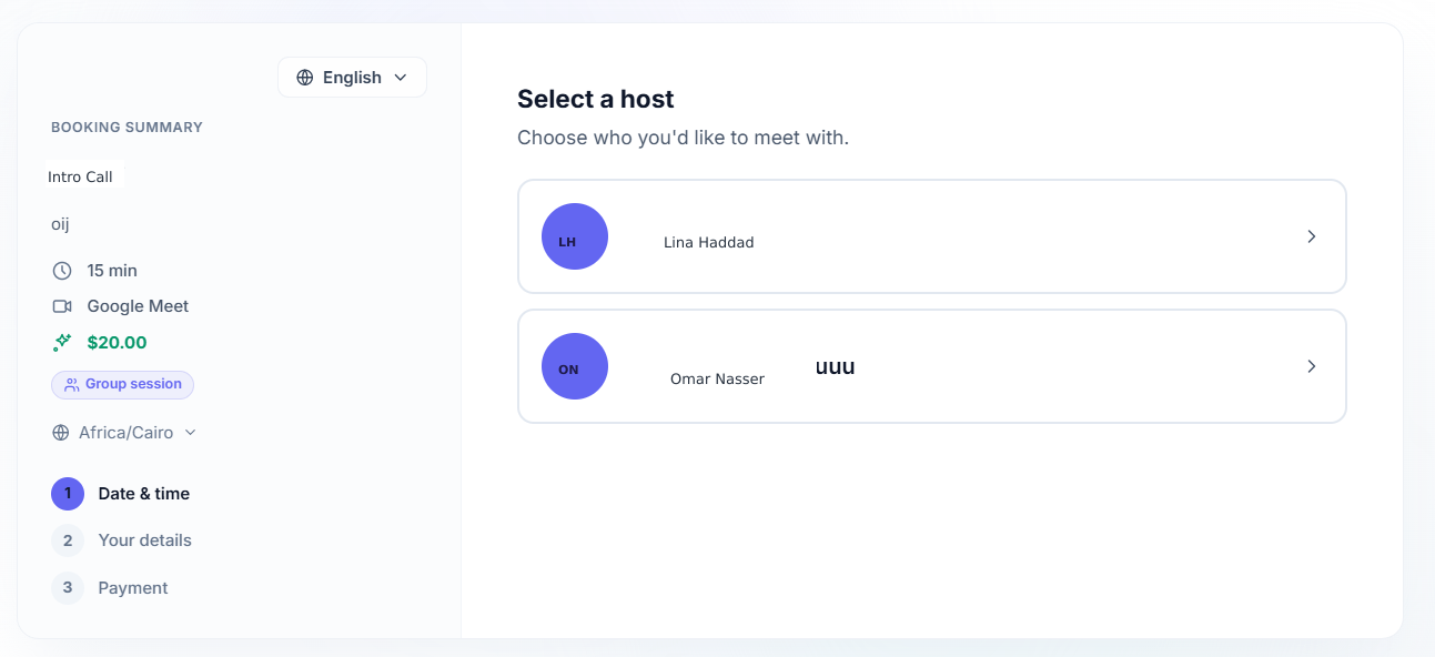 Let clients choose a host