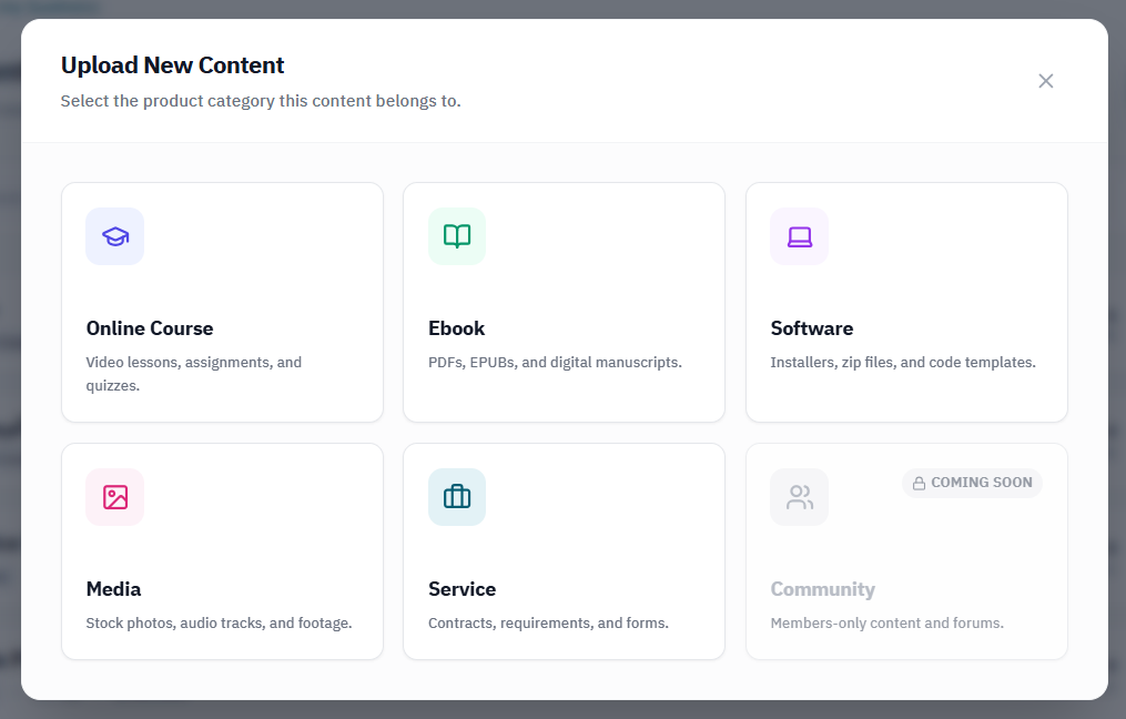 Choose the right content type