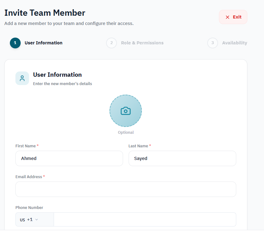 Review a teammate’s contact details